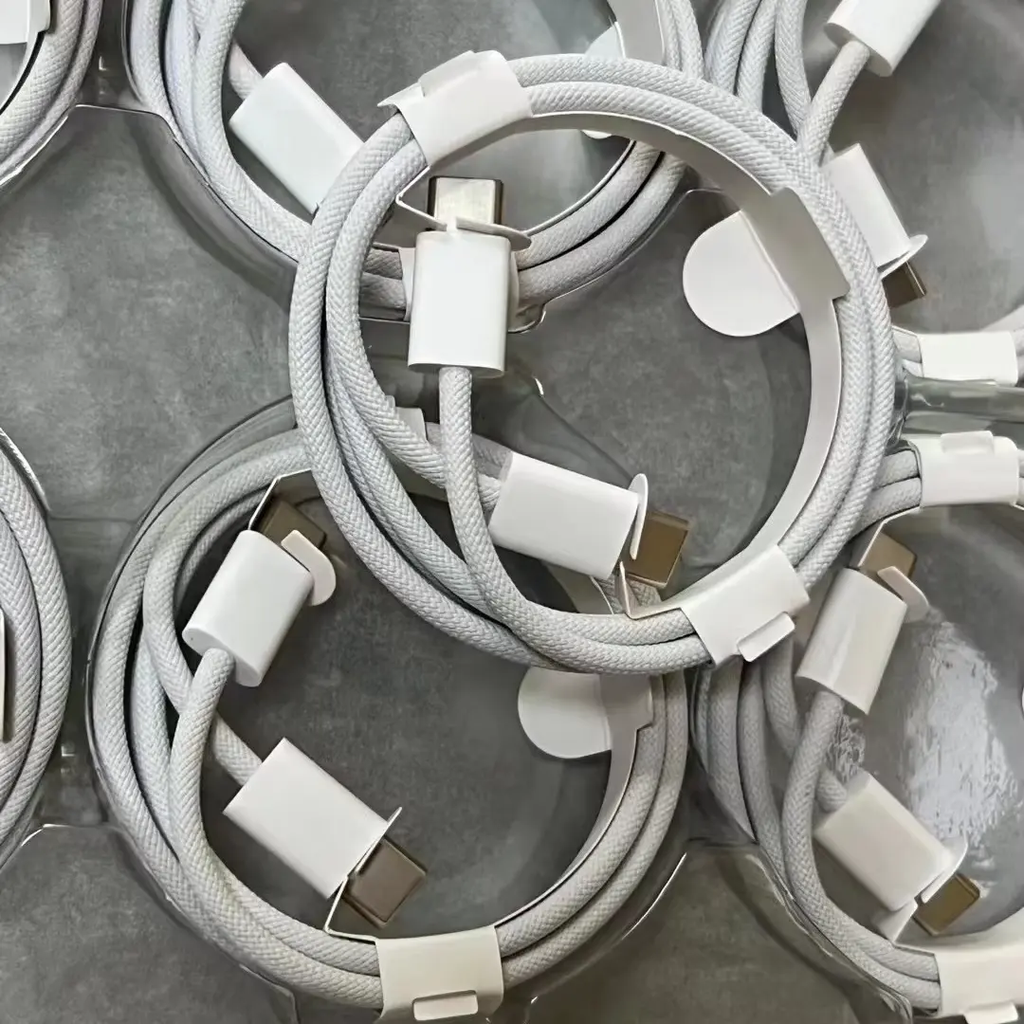 60w C to C fast charging nylon cable MOQ 10 pcs