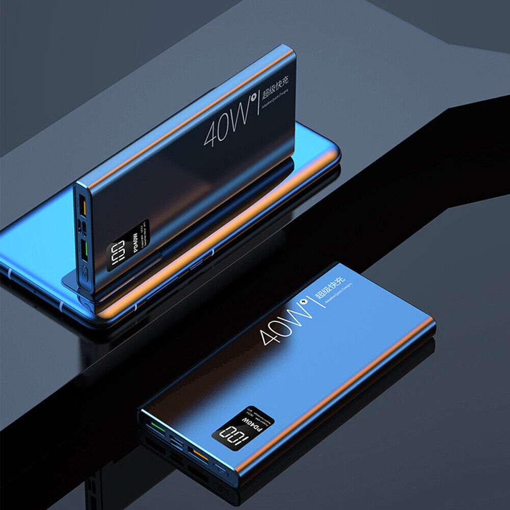 80000mAh Fast External Portable Power Bank Backup Battery Charger For Cell Phone