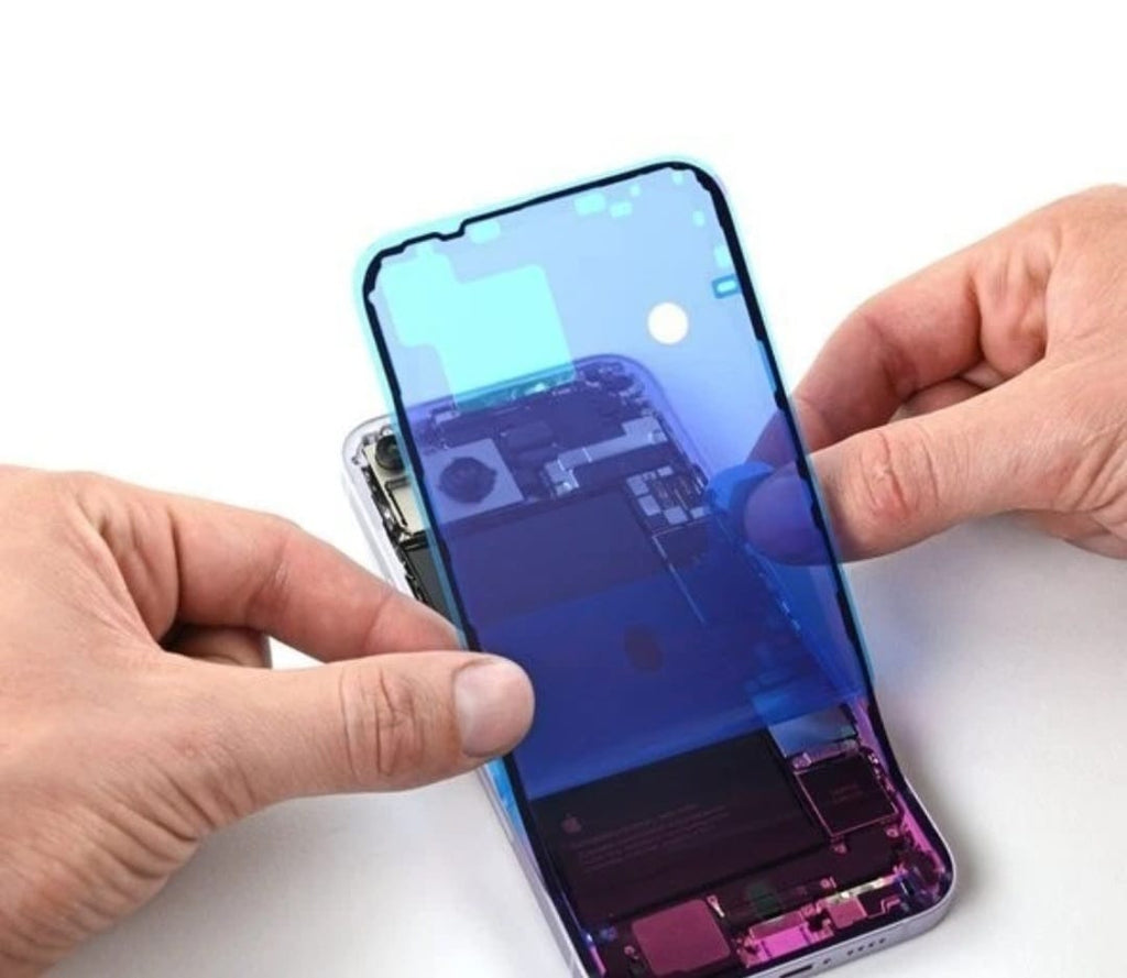 iPhone 14 Replacement Back Glass & Mag Safe & Charge Coil & Flash & Brackets NFC